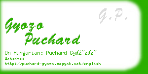 gyozo puchard business card